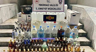 Tekirdağ'da kaçak içki ve cinsel içerikli hap operasyonu: 1 tutuklama