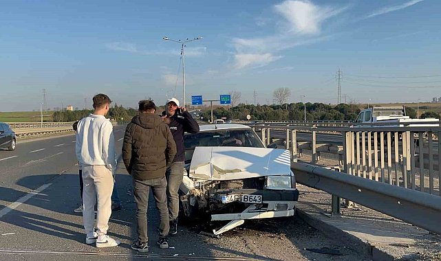 Tekirdağ'da zincirleme kaza: 2 yaralı