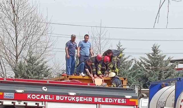 Temizlik yaparken kimyasal tankerinin içine düştü, ağır yaralandı