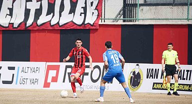 TFF 2. Lig: Vanspor FK: 1 - Ankara Demirspor: 1