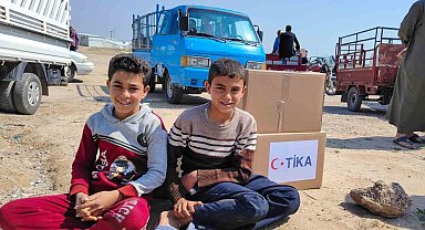 TİKA'dan Irak'ta, mülteci kamplarında yaşayan ailelere destek