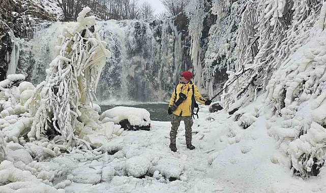 Tokat'ta Sibirya'yı andıran manzara