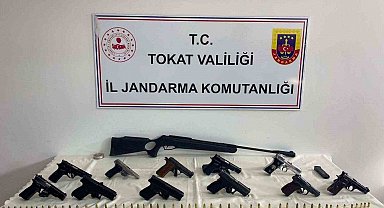 Tokat'ta silah kaçakçılığı operasyonu: 2 şüpheli gözaltında