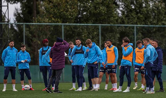 Trabzonspor, Göztepe maçı hazırlıklarına başladı