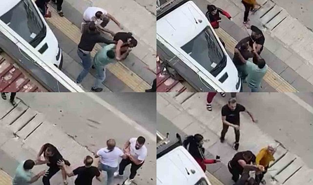 Trafikte tartışma yumruklu kavgaya dönüştü