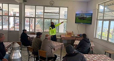 Traktör sürücüleri bilgilendirildi