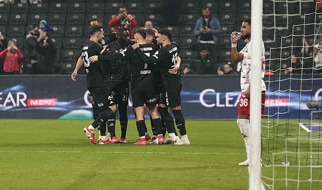 Trendyol Süper Lig: Beşiktaş: 1 - Gaziantep FK: 0