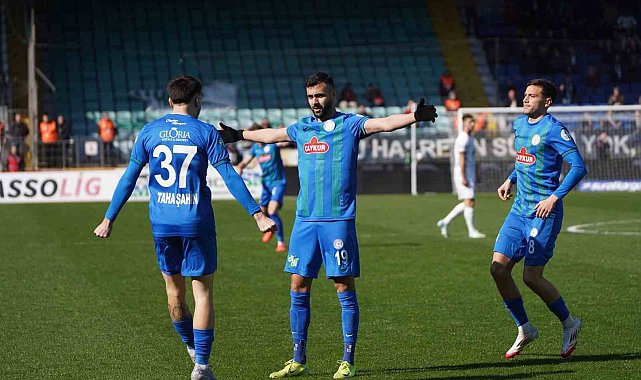 Trendyol Süper Lig: Çaykur Rizespor: 3 - Alanyaspor: 1