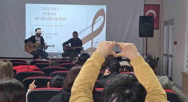 Tunceli'de "Aile Yılı" temalı müzik dinletisi