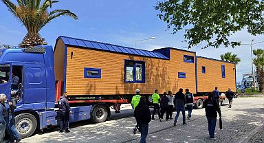 Turizm merkezi Bozcaada'da Tiny House 1 Eylül'e kadar ada dışına taşınacak