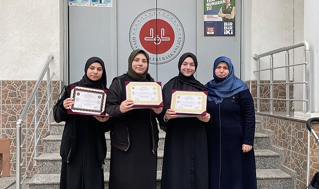 Türkeli Suffe Kur'an Kursu ilk hafızlarını yetiştirdi