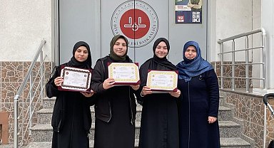 Türkeli Suffe Kur'an Kursu ilk hafızlarını yetiştirdi