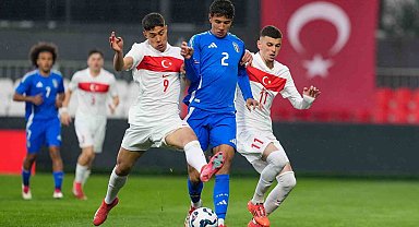 U20 Milli Futbol Takımı, İtalya'ya 3-0 mağlup oldu
