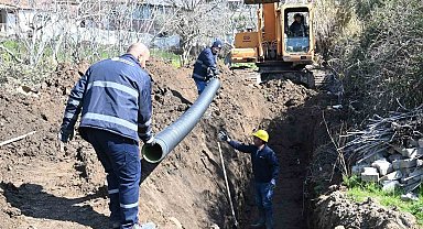 Üçpınar'ın kanalizasyon altyapı sorunu çözülüyor
