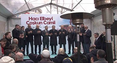 Ümraniye'de Hacı Elbeyi Coşkun Camii ibadete açıldı
