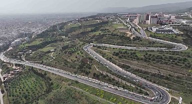 Üniversite hastanesi yolunda çalışma tamamlandı