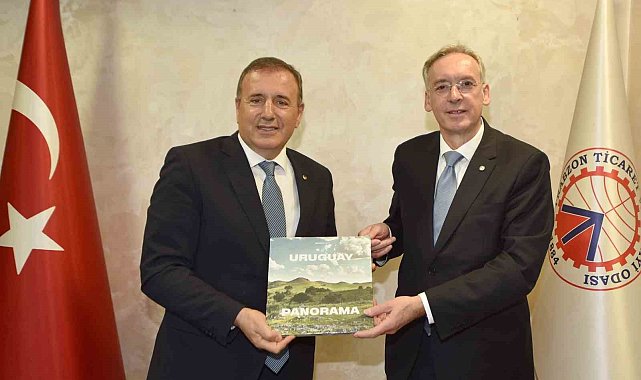 Uruguay'dan Trabzon'a ticaret köprüsü kurulması için geldiler