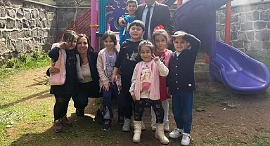 Uşak Belediyesi'nden miniklere anlamlı ziyaret