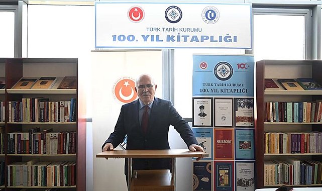 Uşak Üniversitesi'nde "Türk Tarih Kurumu 100. Yıl Kitaplığı" açıldı