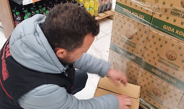 Uşak'ta Ramazan kolileri içinde bulunan gıdalara sıkı denetim