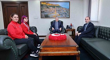 Vali Akkoyun, Avrupa şampiyonunu tebrik etti