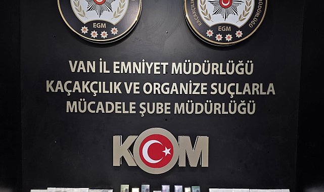 Van'da çok sayıda gümrük kaçağı malzeme ele geçirildi