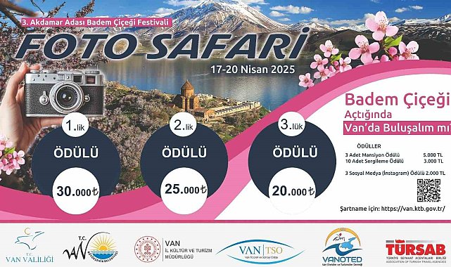 Van'da ödüllü 'Foto Safari' yarışması başlıyor