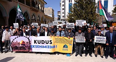 Van'da "Dünya Kudüs Günü"nde basın açıklaması düzenlendi