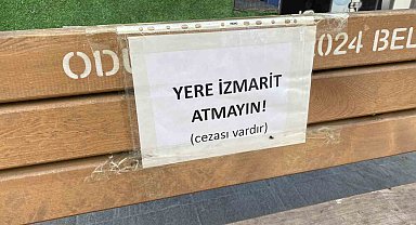 Vatandaşın ceza yememesi için esnaftan uyarı mesajı
