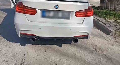 Yalova'da abartılı egzoz denetimi: 6 araç trafikten men edildi