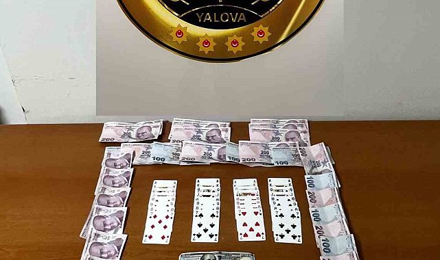 Yalova'da kumar oynayan 13 kişiye 120 bin lira ceza
