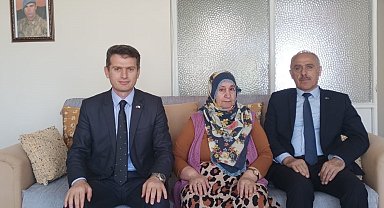 Yaşlılar Haftası dolayısıyla Bayburtlu Kıbrıs gazisi ve şehit ailesi ziyaret edildi