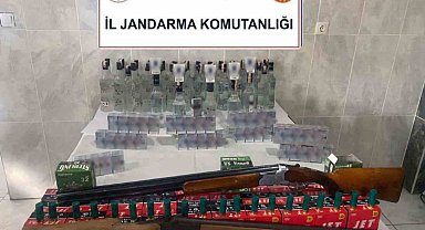 Yatağan'da kaçak alkol ve sigara operasyonu