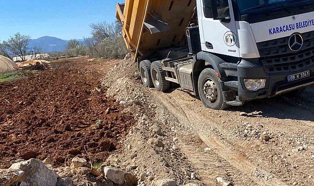 Yaykın Mahallesi'nde yol çalışmaları devam ediyor