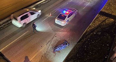 Yola düştükten sonra aracın çarptığı kadın feci şekilde can verdi