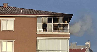 Yozgat'ta 17. katta çıkan yangın paniğe neden oldu