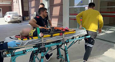 Yüksekten düşen çocuk yaralandı
