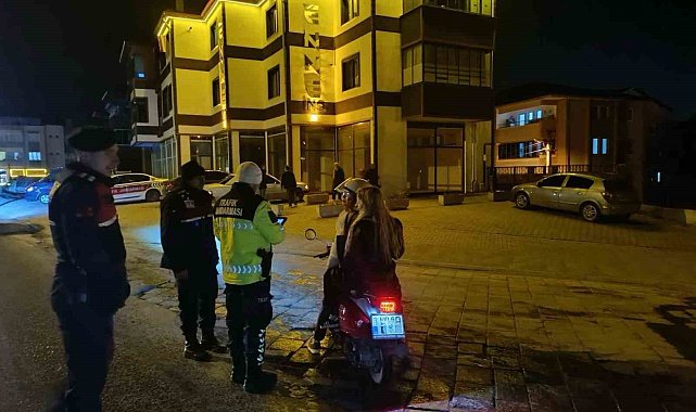 Zonguldak'ta motosiklet denetimlerinde 45 sürücüye ceza