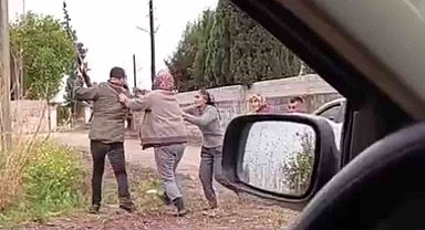 1 kişinin öldüğü, 1 kişinin ağır yaralandığı silahlı kavgada korku dolu anlar kamerada