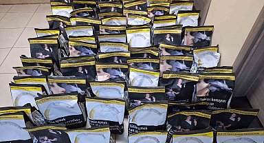 100 kilo kaçak tütün ele geçirildi