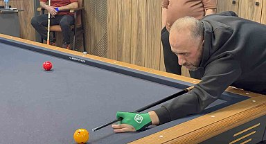 240 sporcu bilardo turnuvasında buluştu