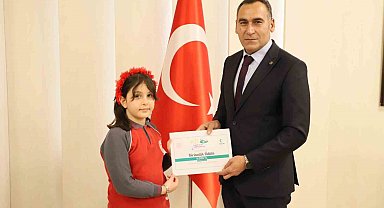 'Sağlıklı Nesil Sağlıklı Gelecek' yarışmasında dereceye giren öğrenciler ödüllendirildi