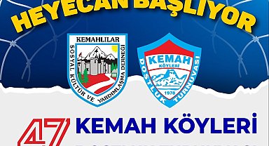 47. Kemah Köyleri Dostluk Turnuvası heyecanı başlıyor