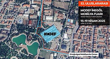 52. Uluslararası İnegöl Mobilya Fuarı için yoğunluk önlemi!