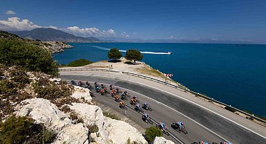 60. Cumhurbaşkanlığı Türkiye Bisiklet Turu'nda Kemer - Kalkan etabını Tibor Del Grosso kazandı