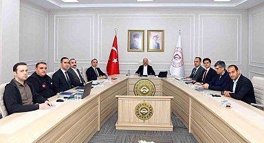 Adıyaman'da kentteki çalışmalarla ilgili toplantı yapıldı
