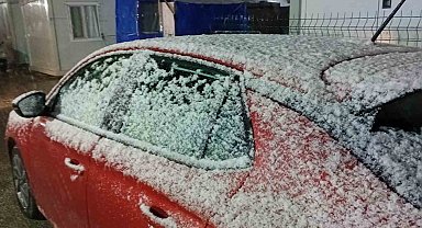 Adıyaman'ın Gölbaşı ve Besni ilçeleri beyaza büründü
