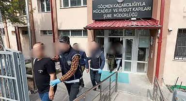 Afganistan uyruklu 5 kaçak göçmen yakalandı