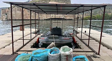 Ağ ile avlanma yasağına uymayan şahsı jandarma yakaladı