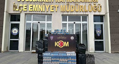 Ağrı'da 10 bin paket kaçak sigara ele geçirildi